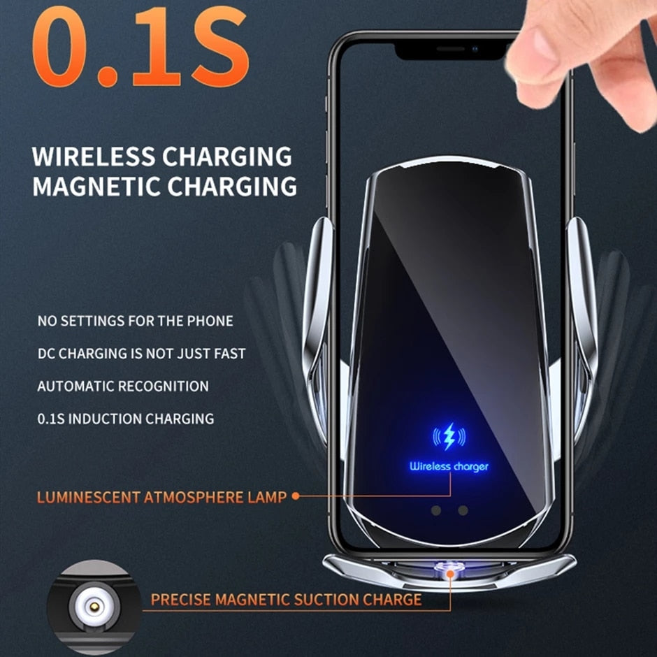 Wireless Charger Magnetic Car Mount Phone Holder