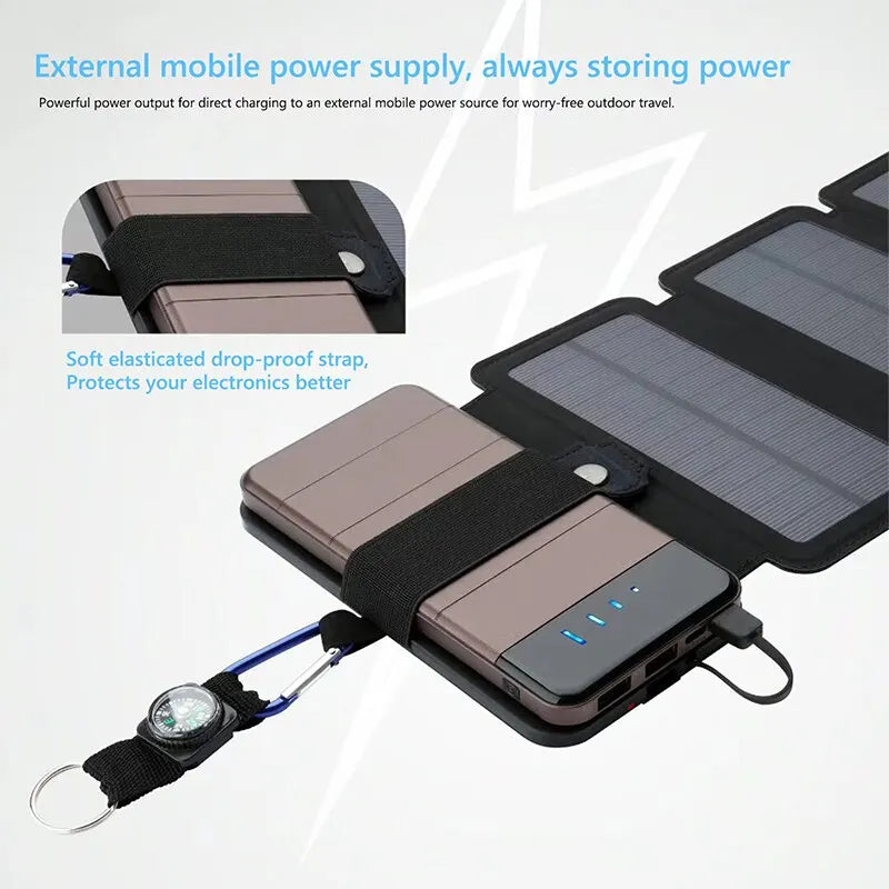 Outdoor Portable Solar Charging Panel Foldable