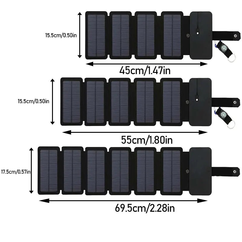 Outdoor Portable Solar Charging Panel Foldable