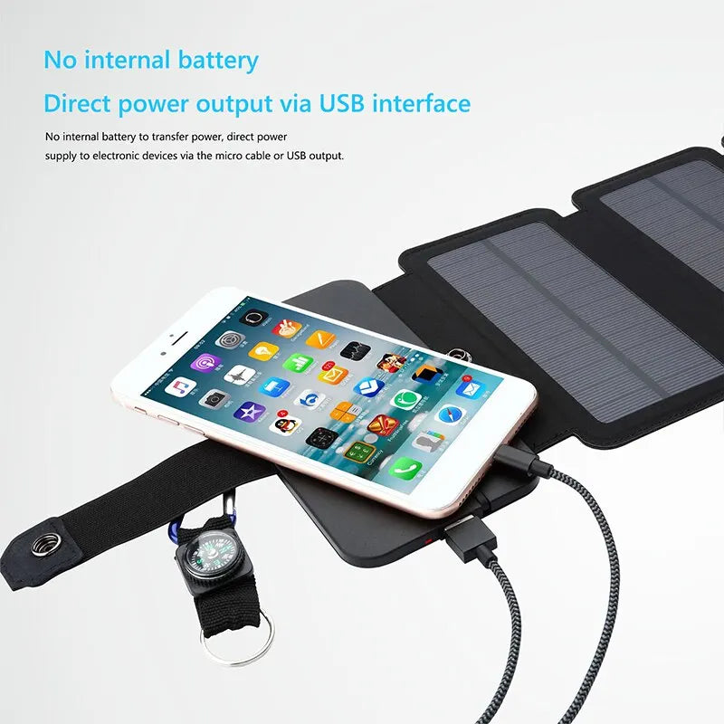 Outdoor Portable Solar Charging Panel Foldable