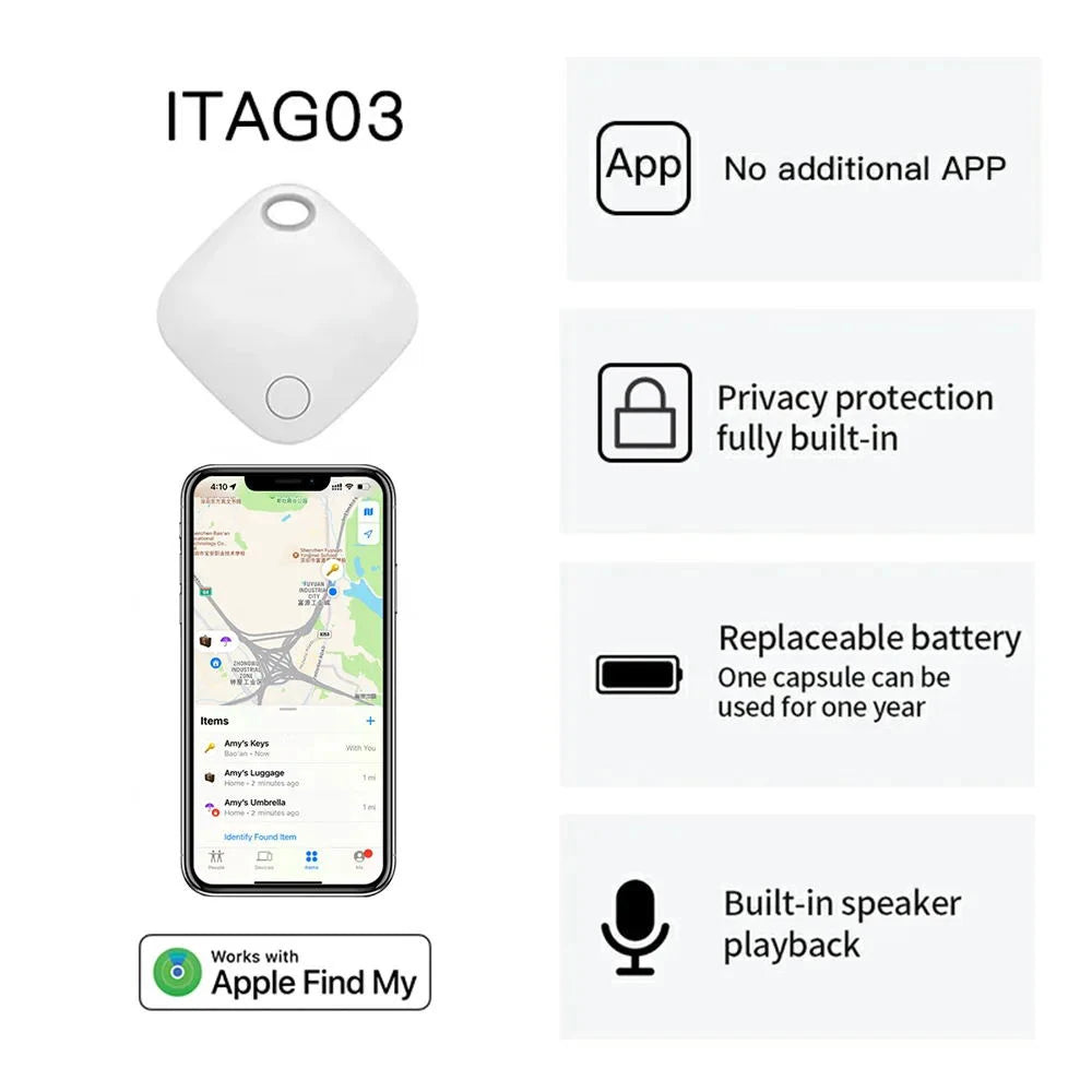 Bluetooth Tracker Air Tag Replacement via Apple