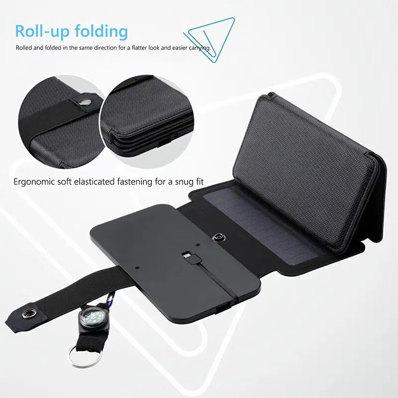 Outdoor Portable Solar Charging Panel Foldable