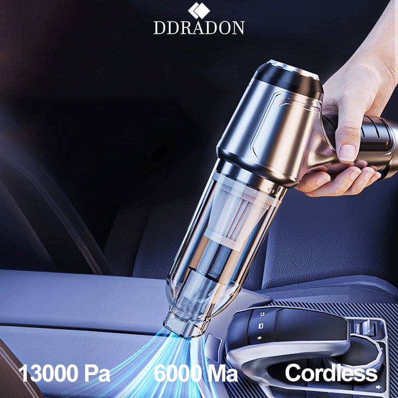 Wireless Car Vacuum Cleaner Portable for Car, Home, Desktop, and Keyboard